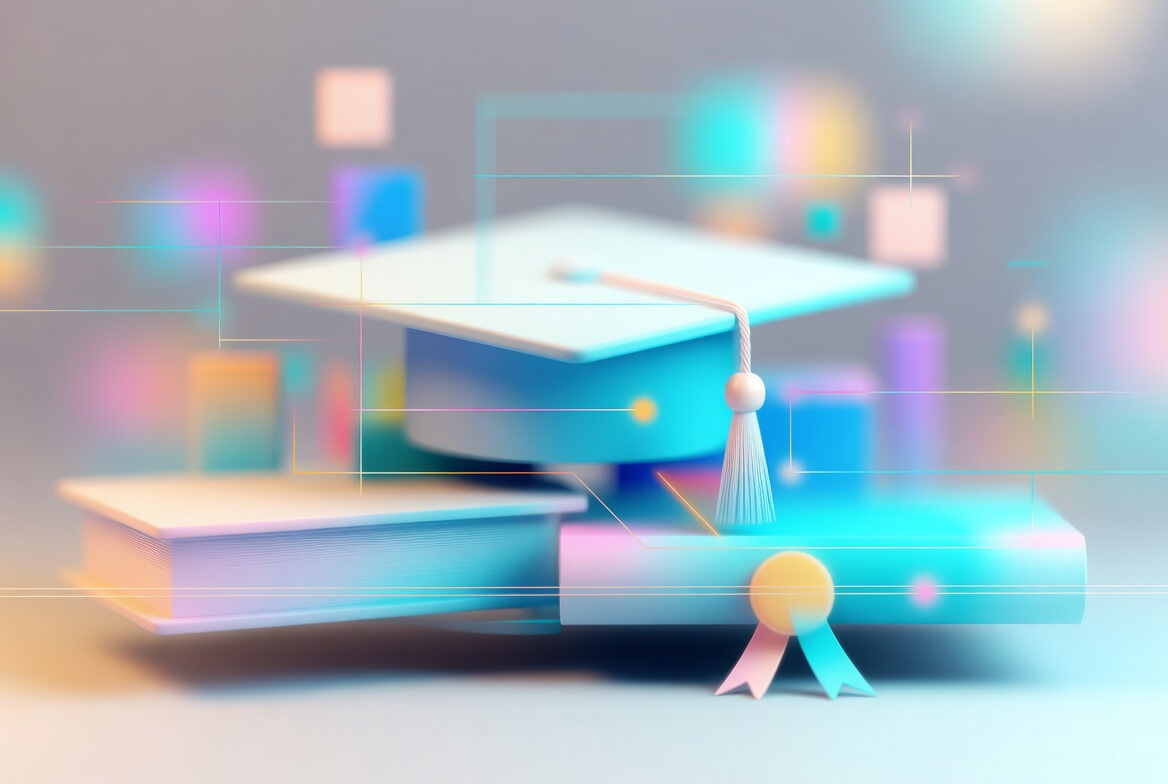 graduation requirements: digital concept art depicting diploma