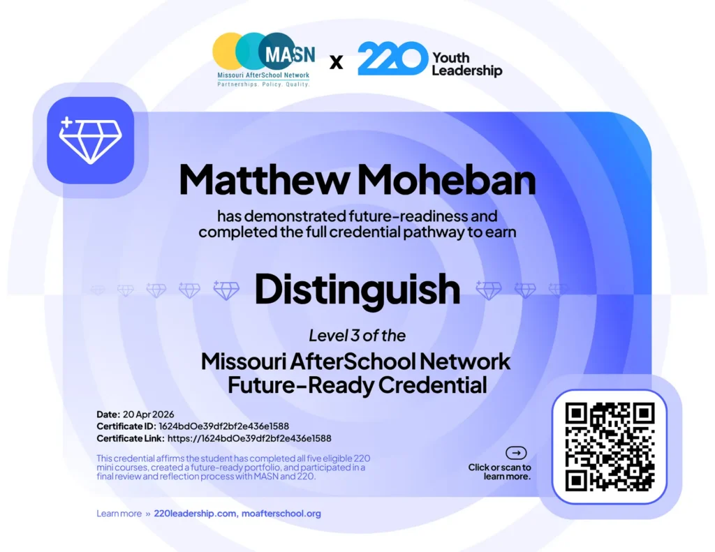 Distinguish credential certificate