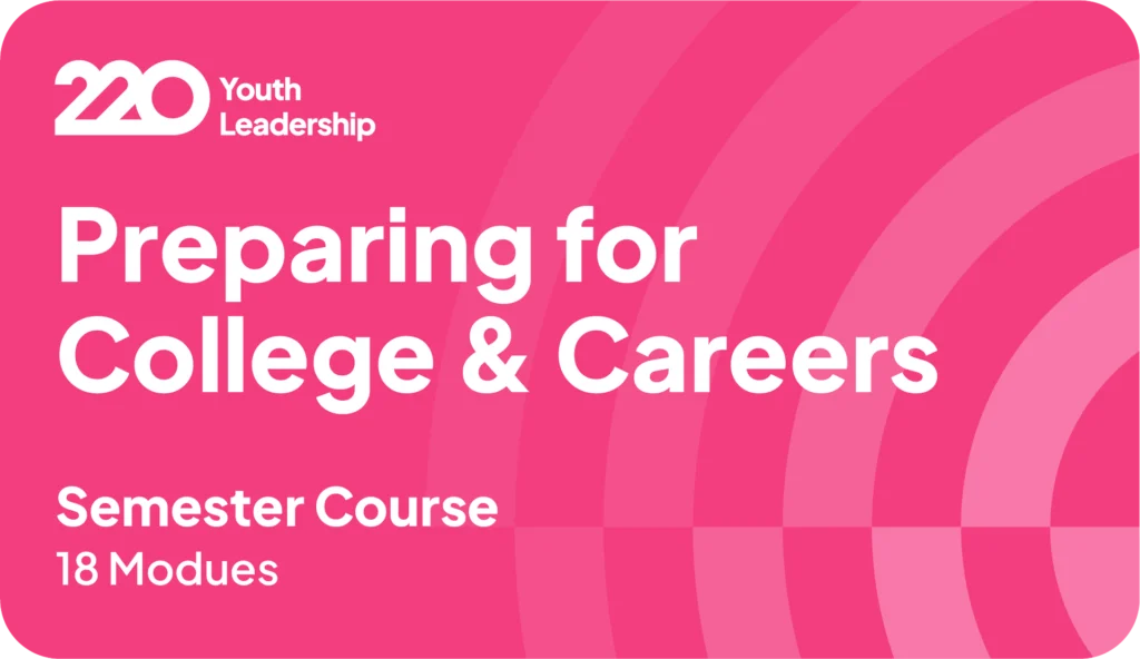 Preparing for College & Careers — Semester Course Card