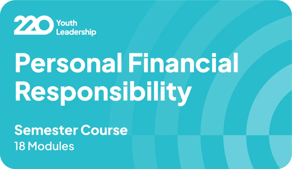 Personal Financial Responsibility — Semester Course Card