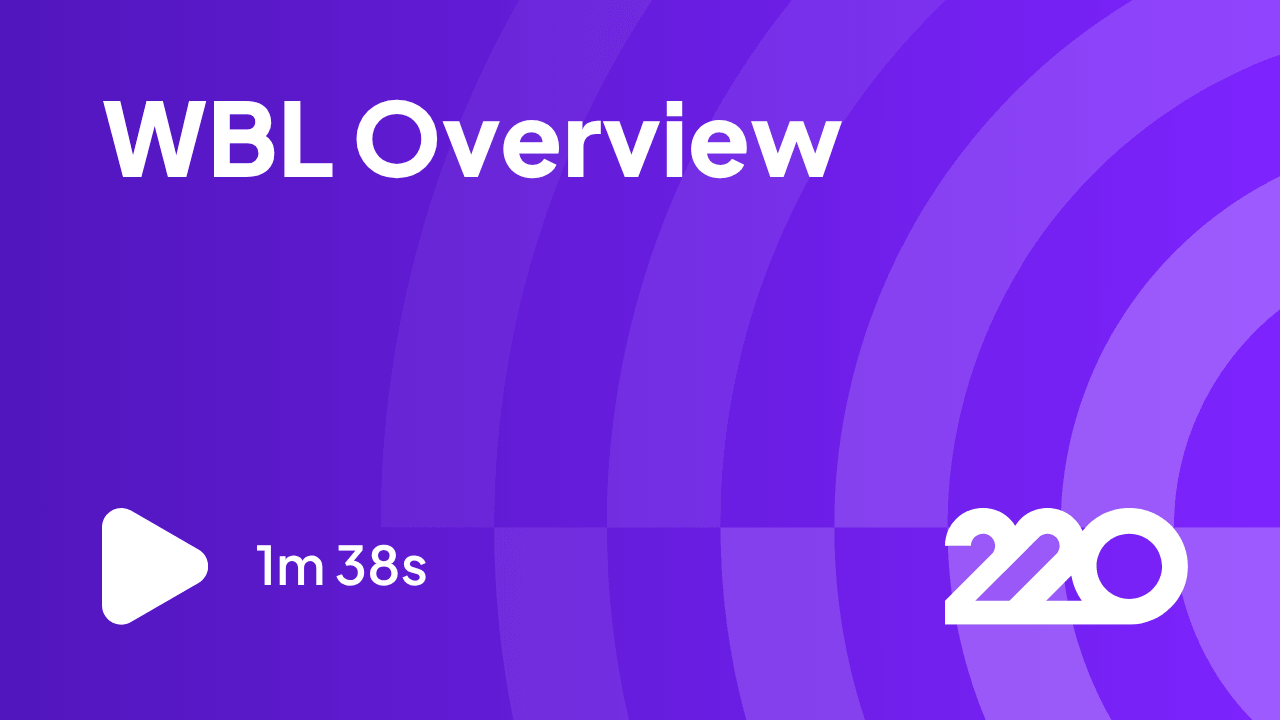 WBL Overview